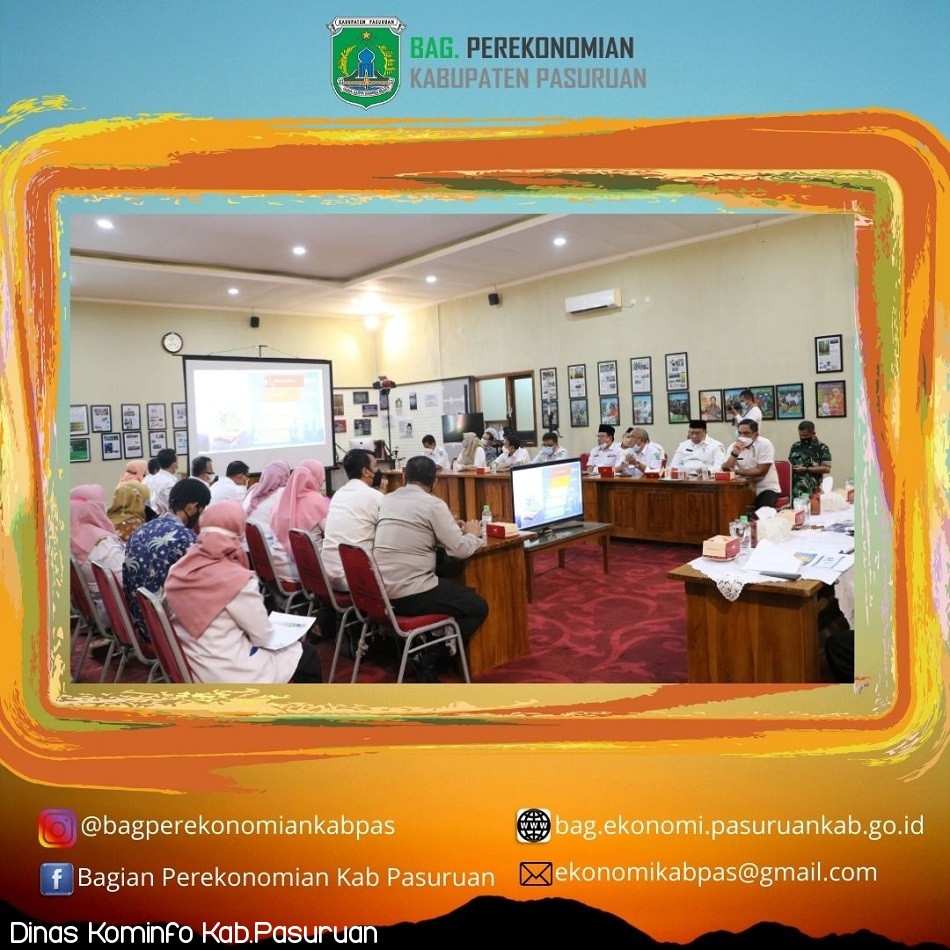 High Level Meeting TPID Kabupaten Pasuruan menjelang Natal dan Tahun Baru 2022